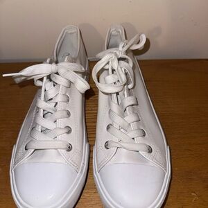 Sleek White Women's Sneakers